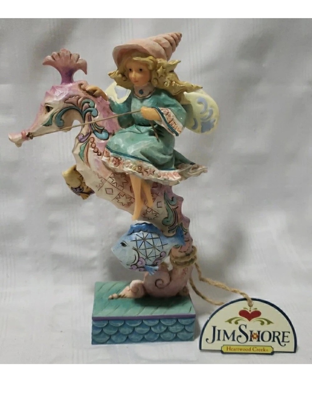 Jim Shore Sea Fairy Horse Sculpture Figurine 2009 Heartwood Creek W/Box #4014982